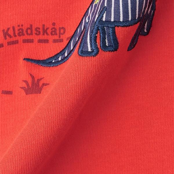 恐龍貼布繡長袖T恤