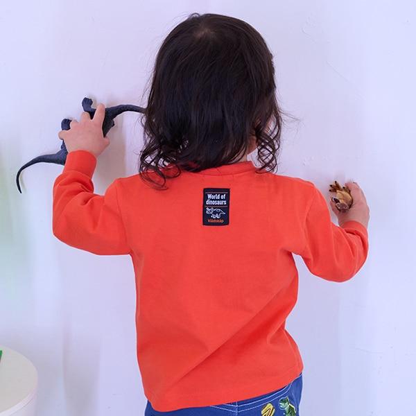 恐龍貼布繡長袖T恤