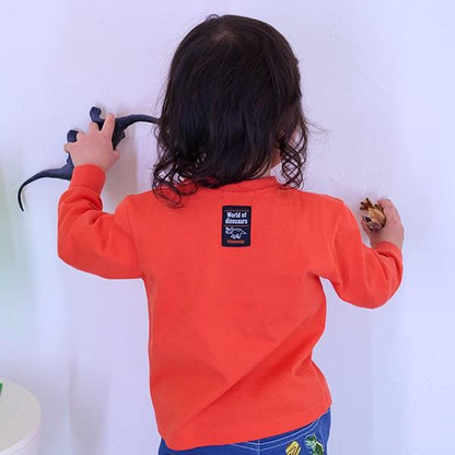 恐龍貼布繡長袖T恤