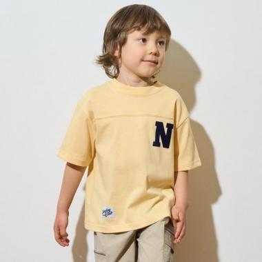 【正反兩穿OK!】【舒適天竺】字母印花T恤