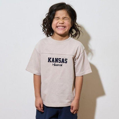 【正反兩穿OK!】【舒適天竺】字母印花T恤