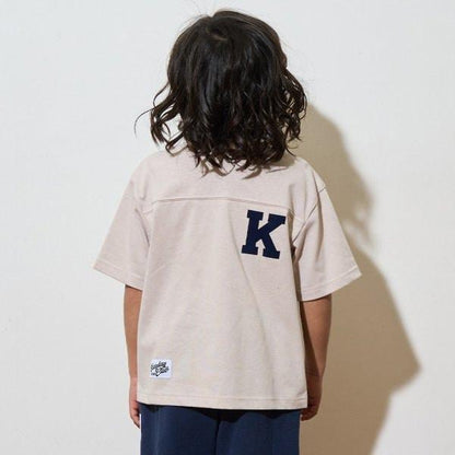 【正反兩穿OK!】【舒適天竺】字母印花T恤