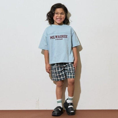 【正反兩穿OK!】【舒適天竺】字母印花T恤