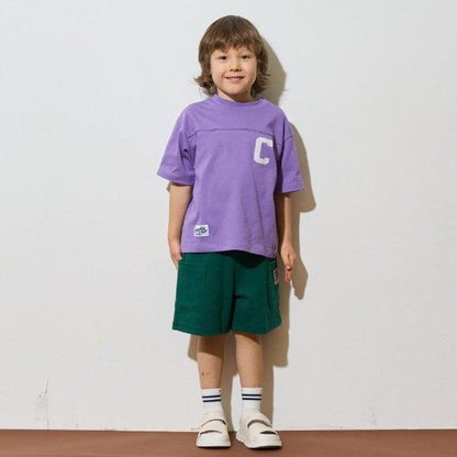 【正反兩穿OK!】【舒適天竺】字母印花T恤