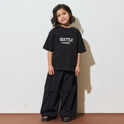 【正反兩穿OK!】【舒適天竺】字母印花T恤