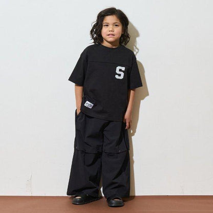 【正反兩穿OK!】【舒適天竺】字母印花T恤