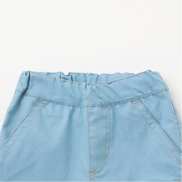 交通工具口袋畫家褲