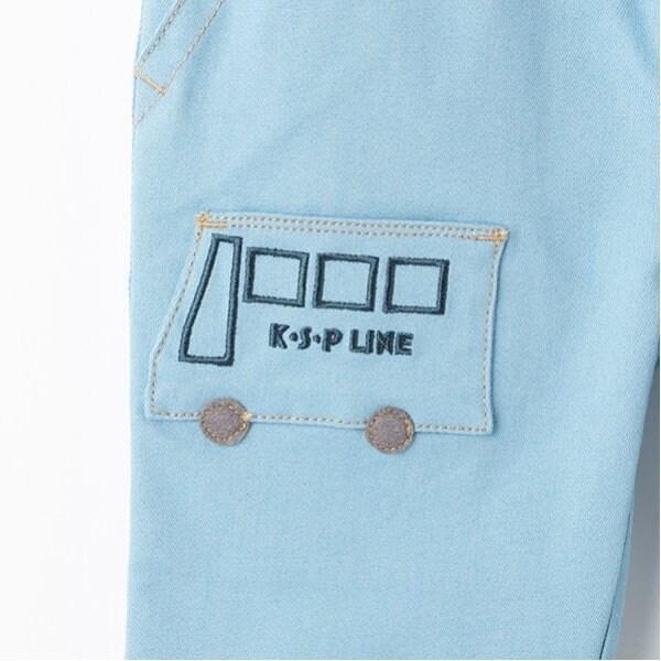 交通工具口袋畫家褲