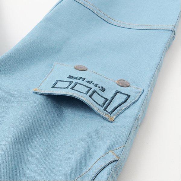 交通工具口袋畫家褲