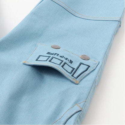 交通工具口袋畫家褲