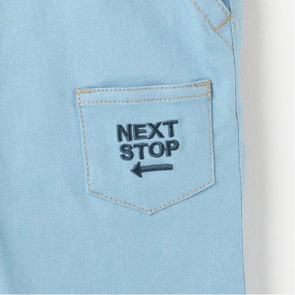 交通工具口袋畫家褲