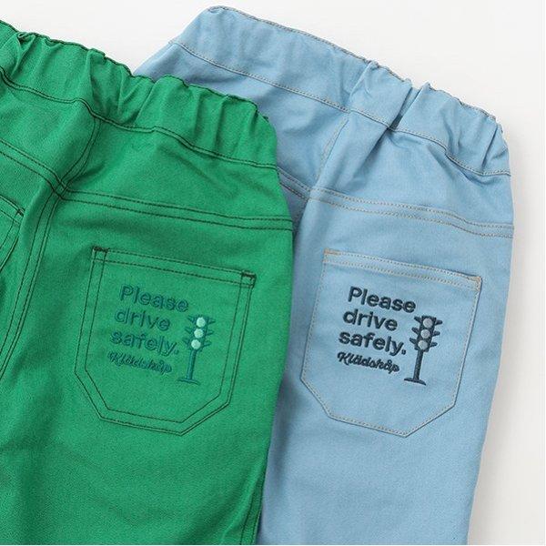 交通工具口袋畫家褲