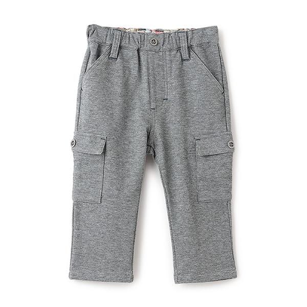 卡通針織斜紋工裝褲