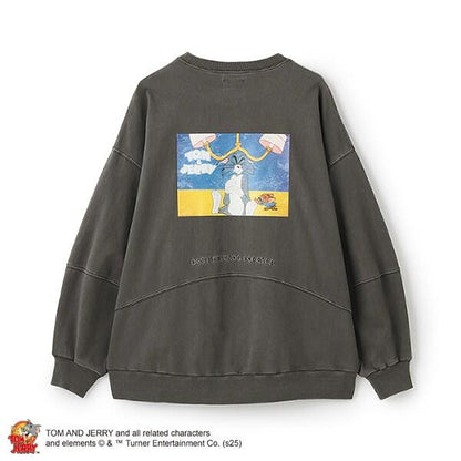 【AMI】【TOM AND JERRY】攝影印花套頭衫