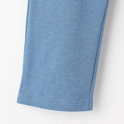 卡通針織斜紋工裝褲