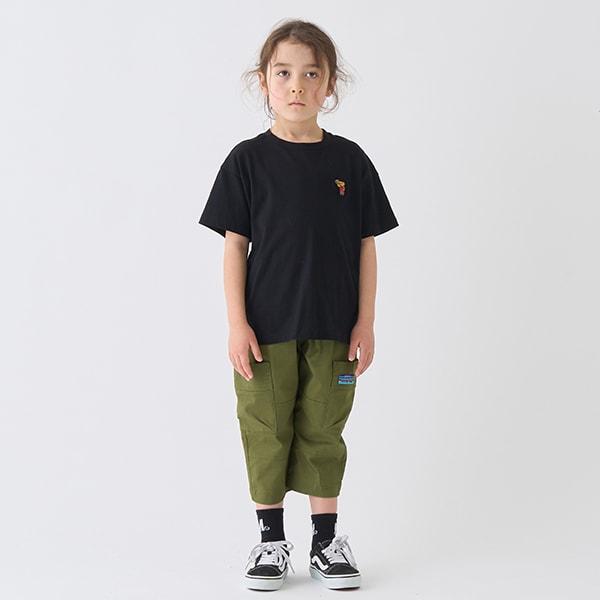 側邊口袋九分休閒褲