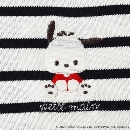 【三麗鷗】花朵網紗長袖T恤