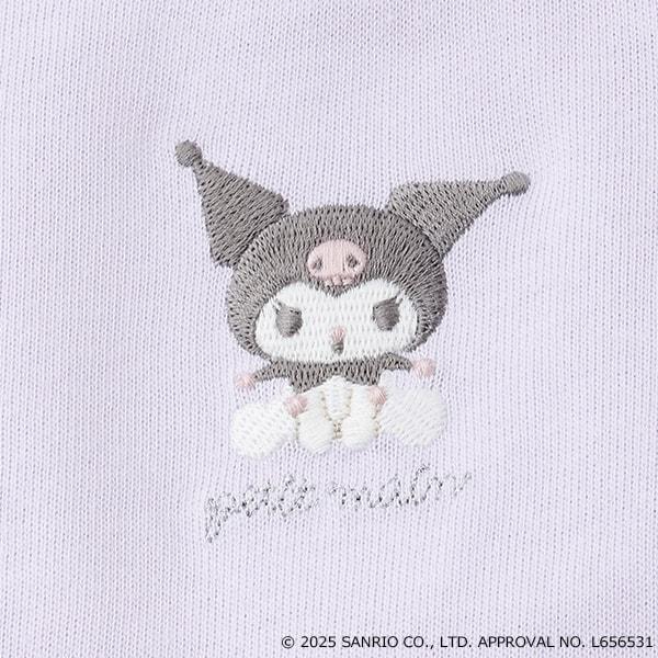 【三麗鷗】花朵網紗長袖T恤