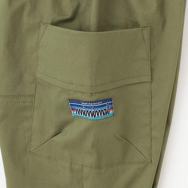 側邊口袋九分休閒褲