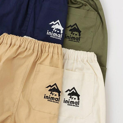 側邊口袋九分休閒褲