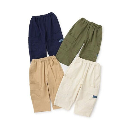 側邊口袋九分休閒褲