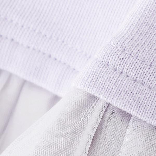 【三麗鷗】花朵網紗長袖T恤