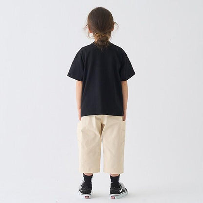 側邊口袋九分休閒褲