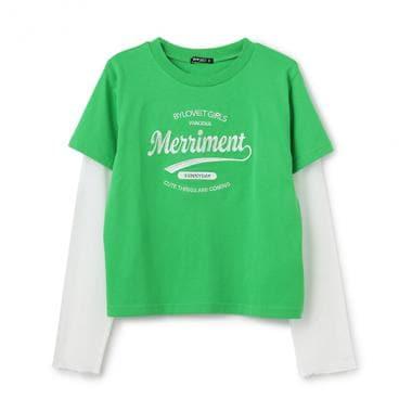 【Nico☆Petit登載】透視袖層疊風格T恤