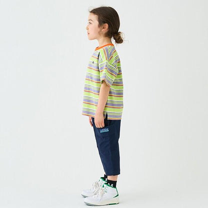 側邊口袋九分休閒褲