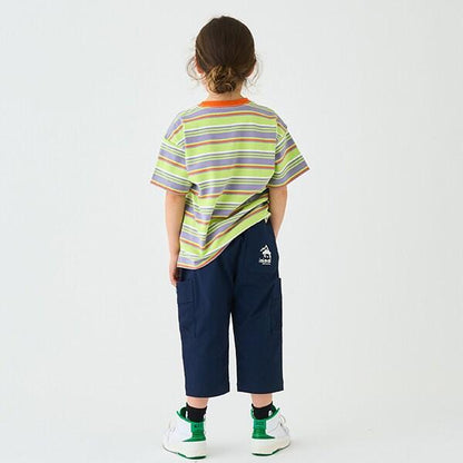 側邊口袋九分休閒褲