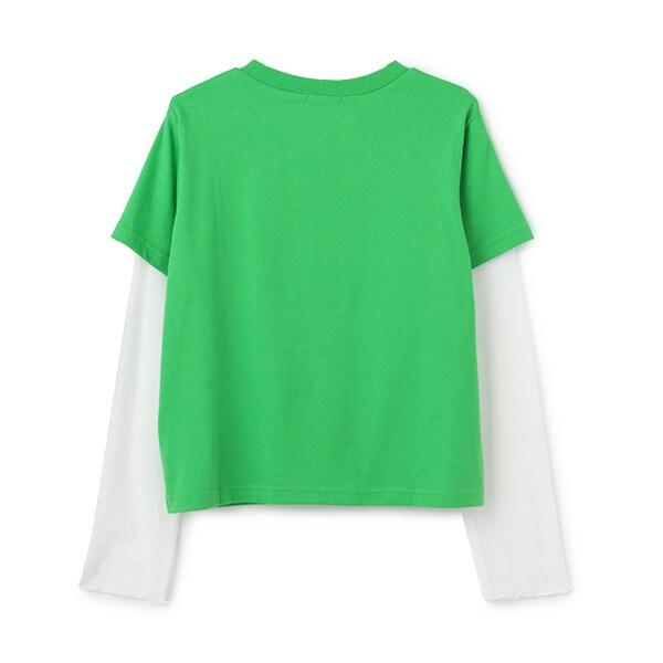 【Nico☆Petit登載】透視袖層疊風格T恤