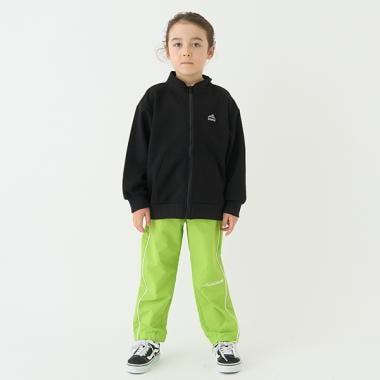 【防潑水】拼接側邊條紋褲