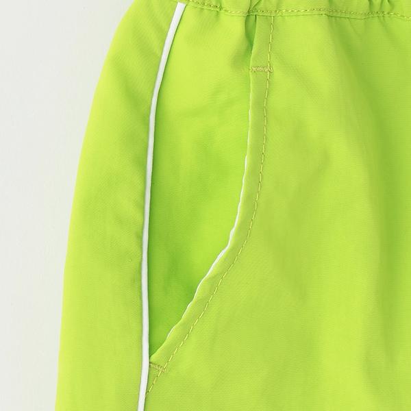 【防潑水】拼接側邊條紋褲