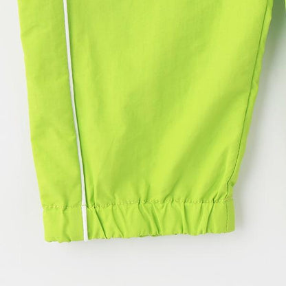 【防潑水】拼接側邊條紋褲