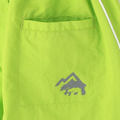 【防潑水】拼接側邊條紋褲