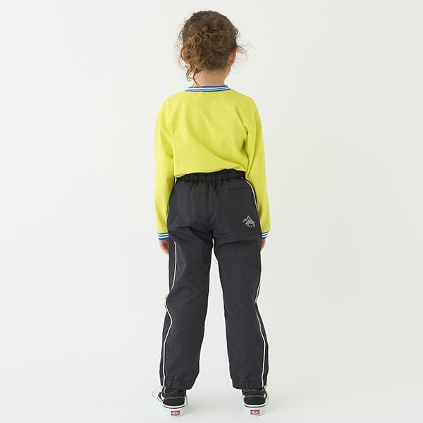 【防潑水】拼接側邊條紋褲