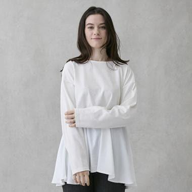 荷葉邊長袖T恤