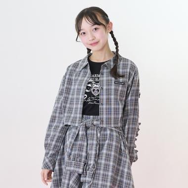 短款荷葉邊襯衫