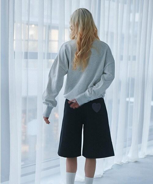 牛仔寬鬆五分褲