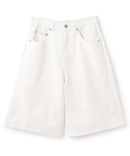 牛仔寬鬆五分褲