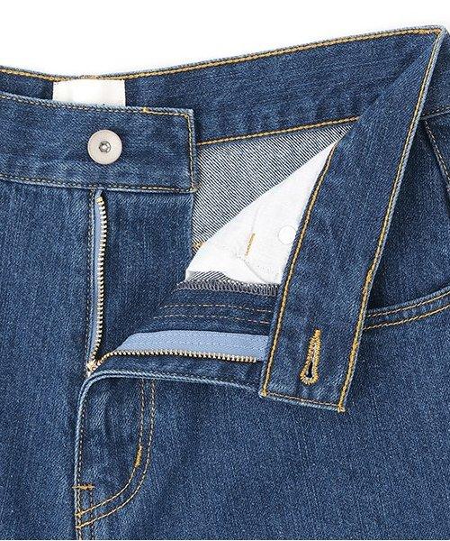 牛仔寬鬆五分褲