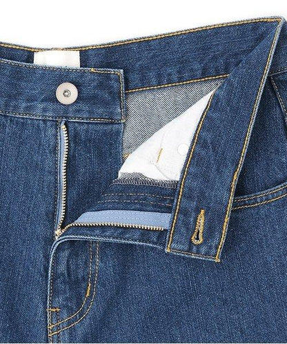 牛仔寬鬆五分褲