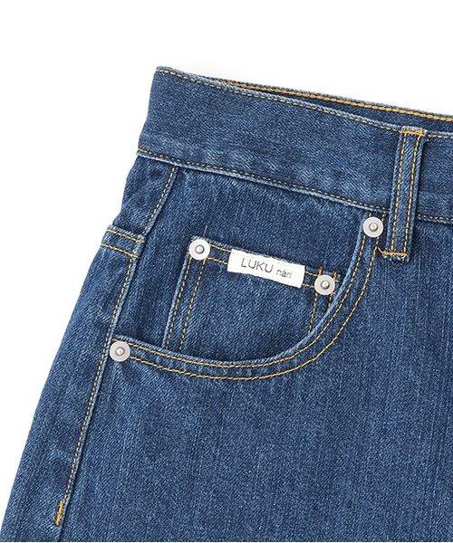 牛仔寬鬆五分褲