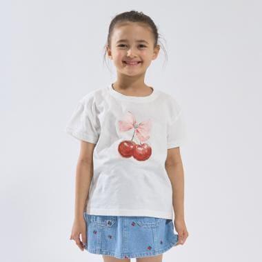 【軟棉】多款蝴蝶結圖案印花T恤