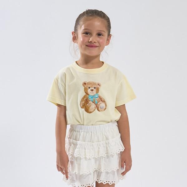 【軟棉】多款蝴蝶結圖案印花T恤