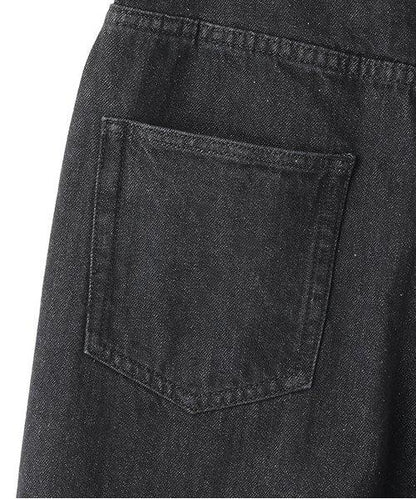 牛仔寬鬆錐形褲