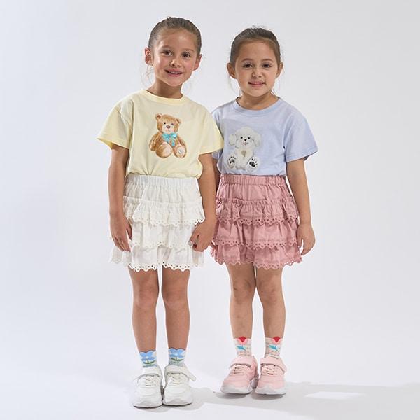 【軟棉】多款蝴蝶結圖案印花T恤