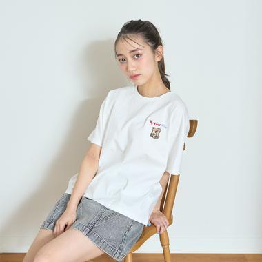 【GOODPRICE】【純棉100%】角色刺繡點綴990短袖T恤