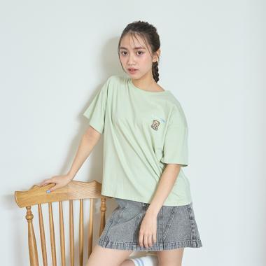 【GOODPRICE】【純棉100%】角色刺繡點綴990短袖T恤