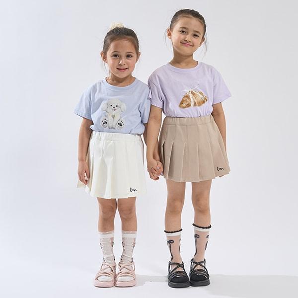 【軟棉】多款蝴蝶結圖案印花T恤